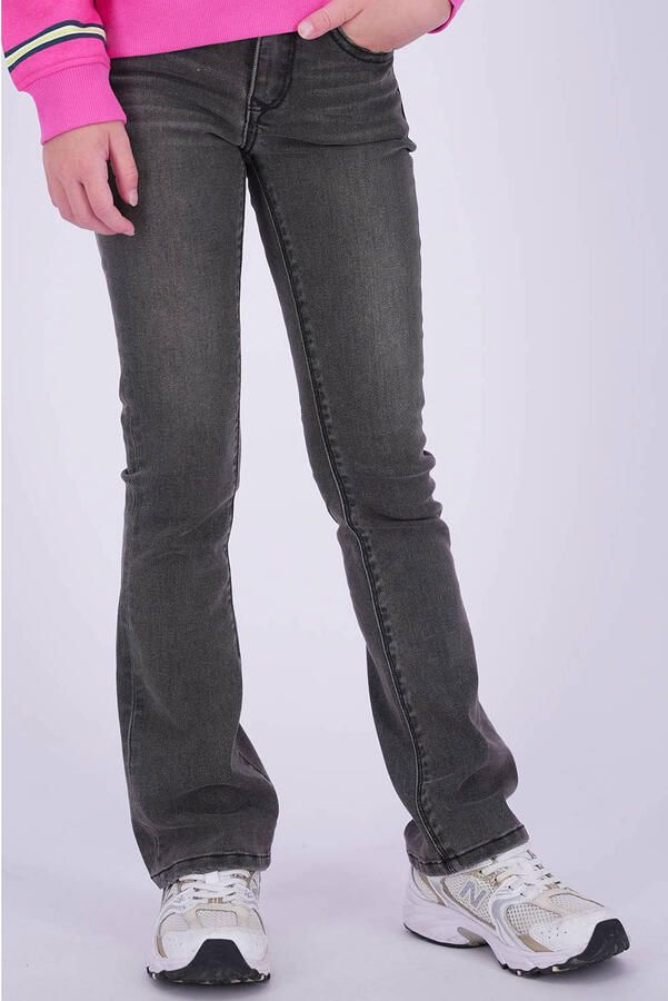 Vingino Brianna high waist flared jeans grijs