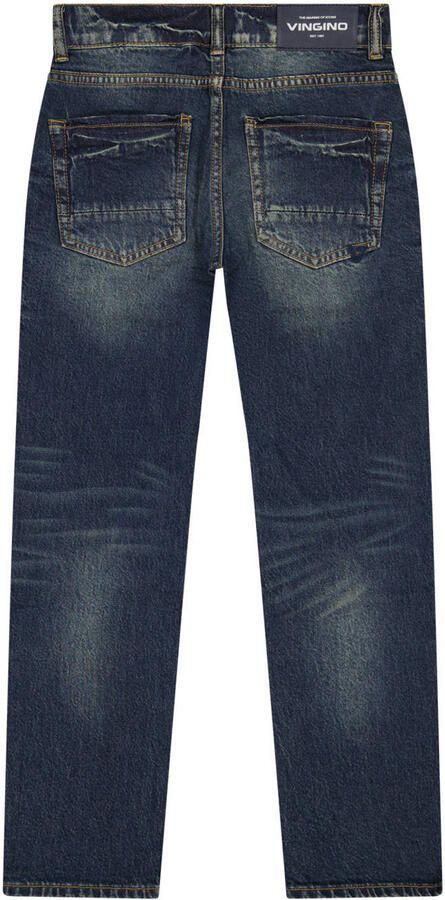 Vingino Bruno regular fit jeans donkerblauw
