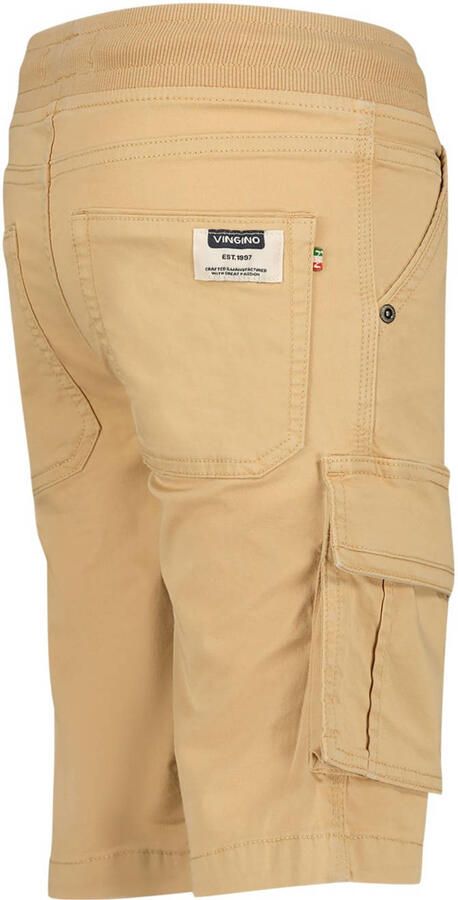 VINGINO cargo short Cliff zandsteen Korte broek Beige Jongens Stretchkatoen 134 - Foto 3
