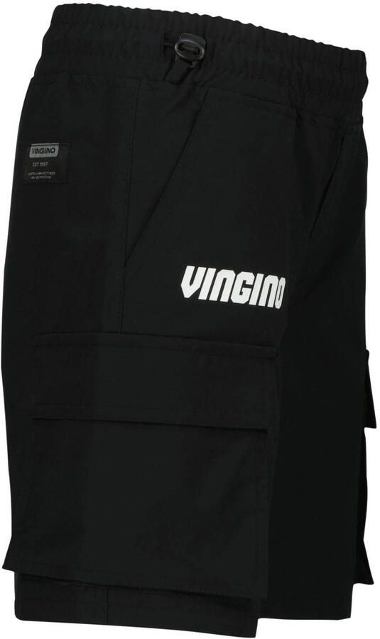 VINGINO cargo short Resog met printopdruk zwart Korte broek Jongens Polyester 128 - Foto 2