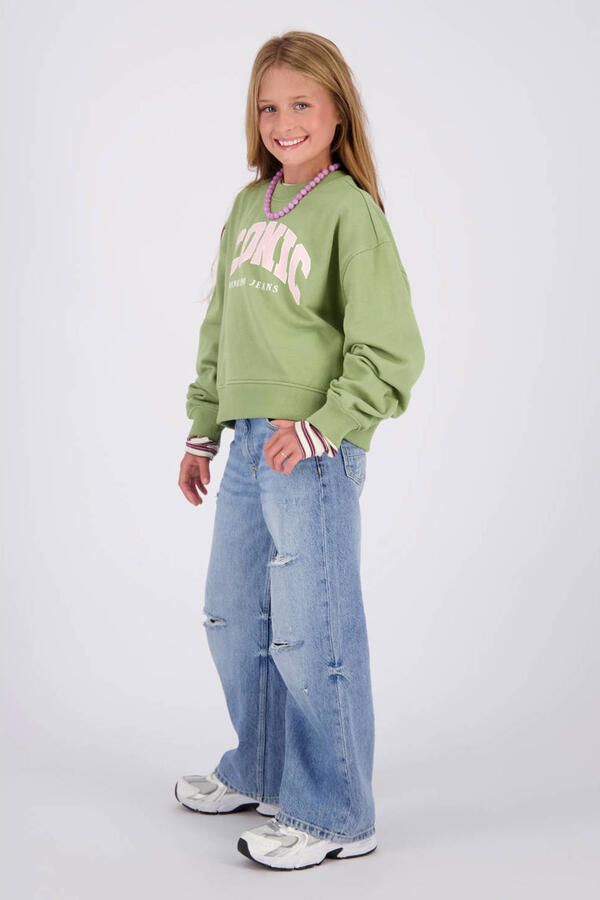 Vingino Cassie wide leg jeans lichtblauw - Foto 3