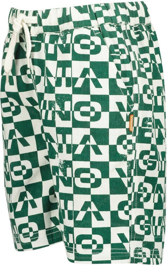 VINGINO casual short Rafie met all over print flessengroen wit Korte broek Jongens Katoen 176 - Foto 3