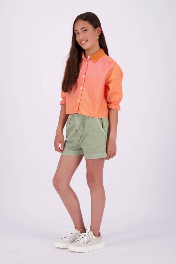 VINGINO blouse koraalroze oranje Meisjes Katoen Klassieke kraag Effen 152 - Foto 2