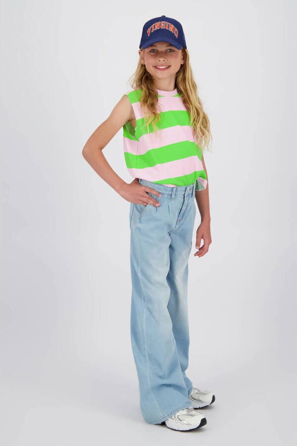 Vingino Cathy high waist wide leg jeans light blue denim - Foto 3