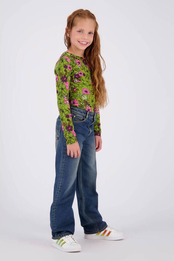 Vingino Cato wide leg jeans donkerblauw - Foto 2