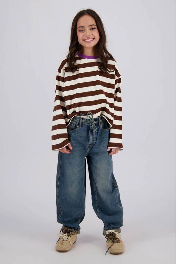 Vingino Cecilia barrel jeans mediumblauw - Foto 3