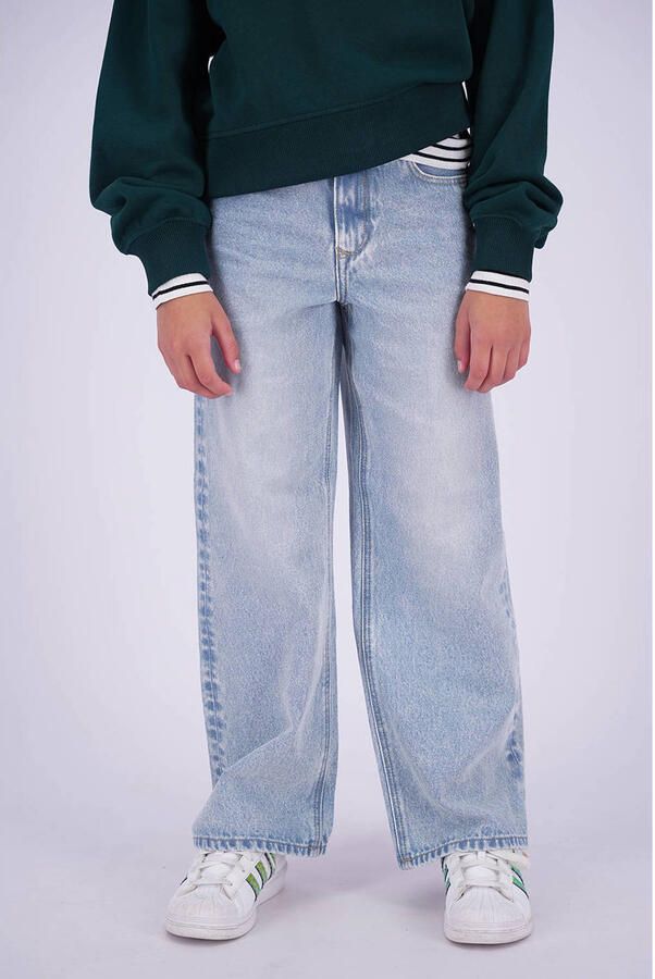 Vingino Cherry high waist wide leg jeans lichtblauw