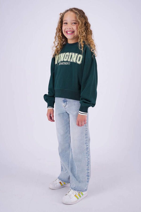 Vingino Cherry high waist wide leg jeans lichtblauw - Foto 3