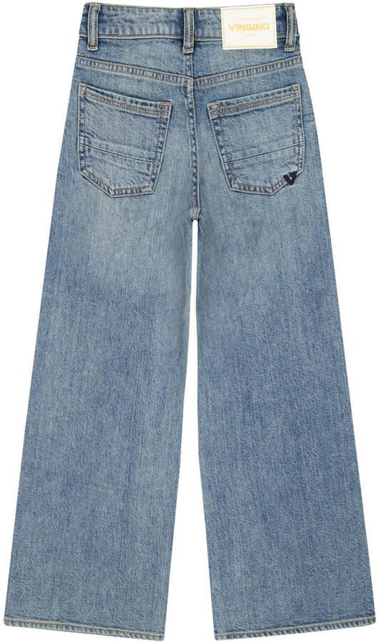 Vingino Cianna wide leg jeans medium blue denim - Foto 2
