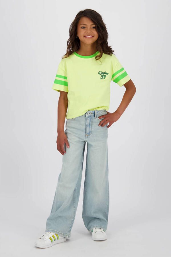 Vingino Cita high waist wide leg jeans light blue denim
