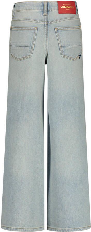 Vingino Cita high waist wide leg jeans light blue denim - Foto 3