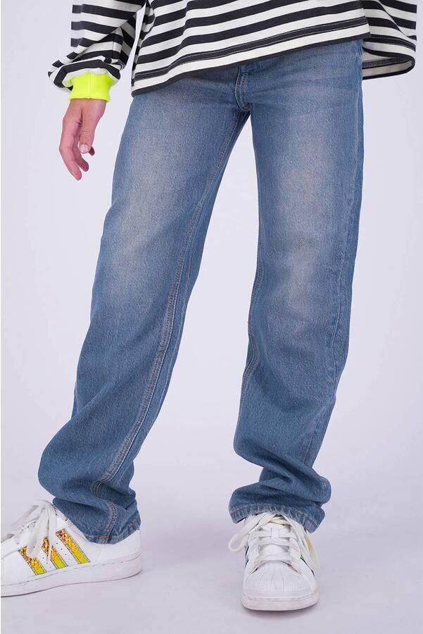 Vingino Cristie straight leg jeans blauw