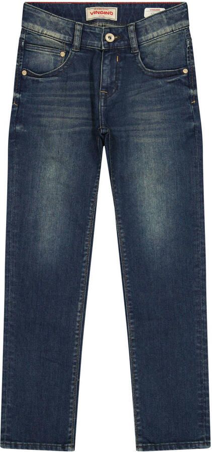 Vingino Dante slim fit jeans donkerblauw