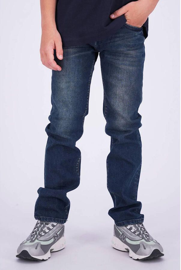 Vingino Dante slim fit jeans donkerblauw