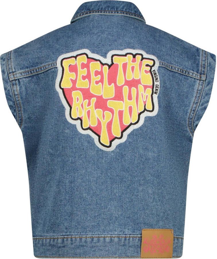 Vingino denim gilet medium blue denim - Foto 3