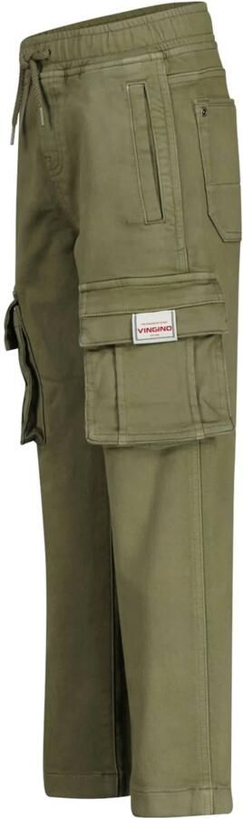 Vingino denim loose casual broek groen - Foto 3