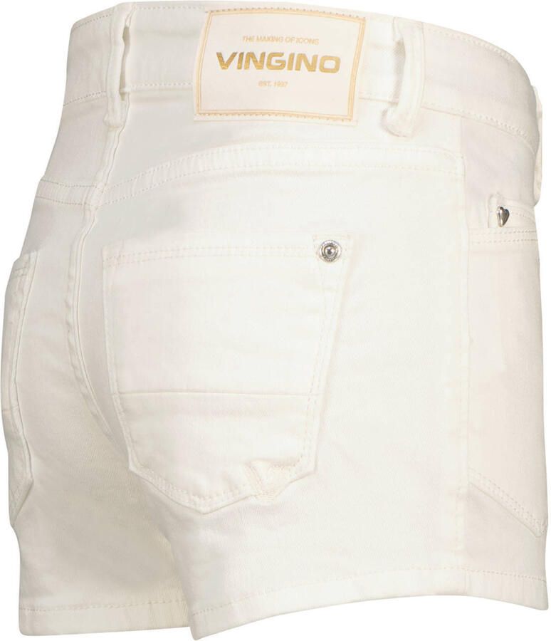 Vingino denim regular high waist short wit - Foto 2
