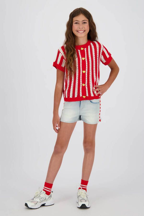 VINGINO Meisjes Jeans Dafina Hearts Lichtblauw - Foto 4