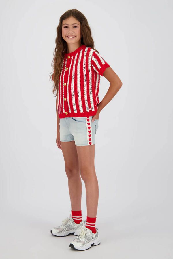 VINGINO Meisjes Jeans Dafina Hearts Lichtblauw - Foto 6