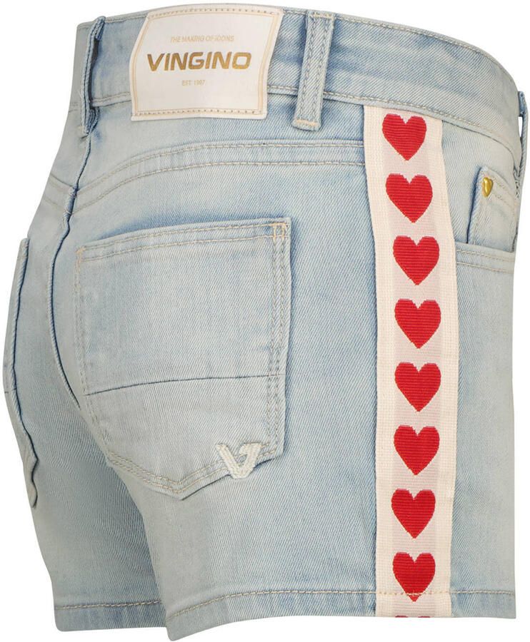 VINGINO Meisjes Jeans Dafina Hearts Lichtblauw - Foto 5
