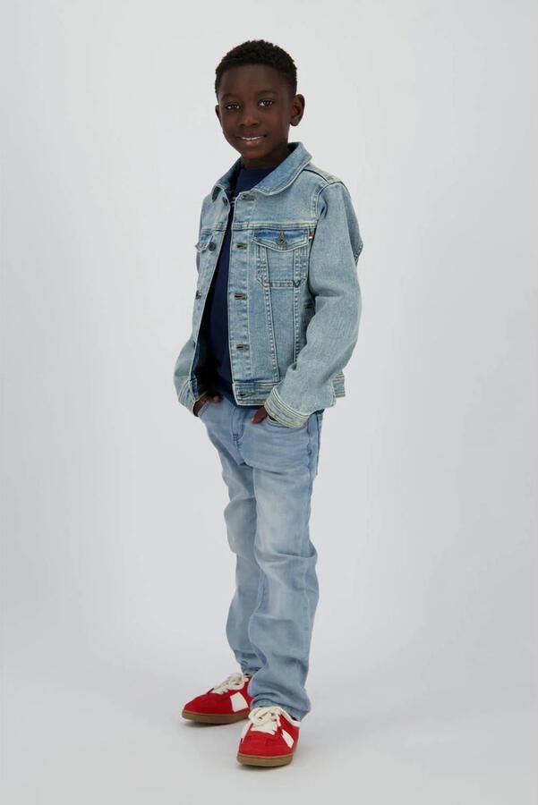 Vingino denim spijkerjas medium blue denim