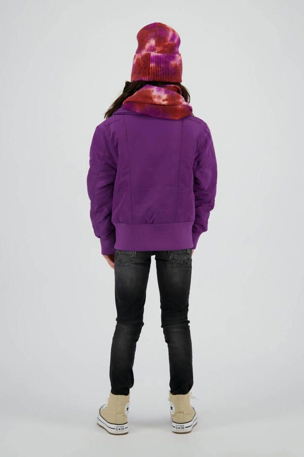 Vingino fijn gebreide muts roze blauw - Foto 3