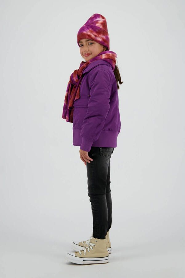 Vingino fijn gebreide muts roze blauw - Foto 2