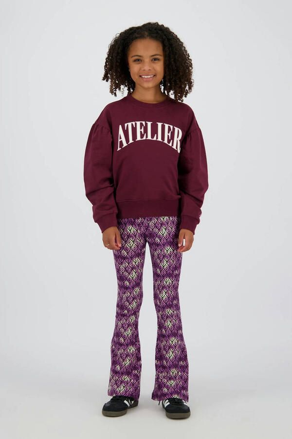 Vingino flared legging paars