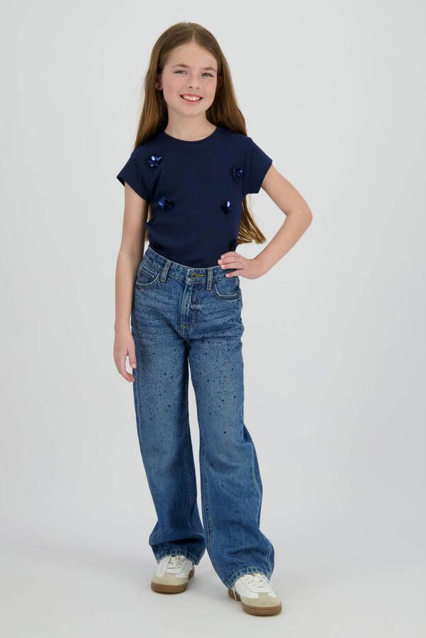 Vingino wide leg jeans wide leg jeans medium blue denim