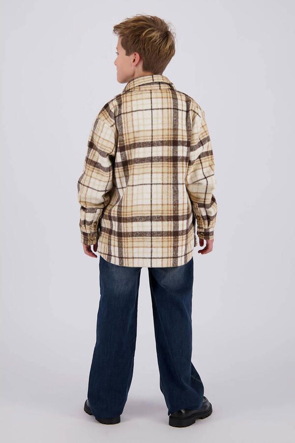 Vingino geruit overhemd bruin Jongens Polyester Klassieke kraag Ruit - Foto 3