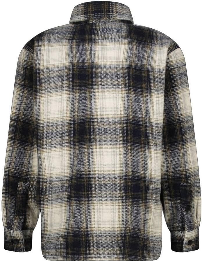 Vingino geruite overshirt donkerblauw Overhemd Jongens Katoen Klassieke kraag - Foto 2