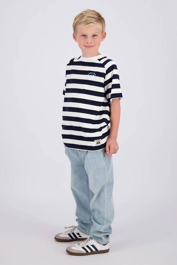Vingino gestreept T-shirt donkerblauw - Foto 2