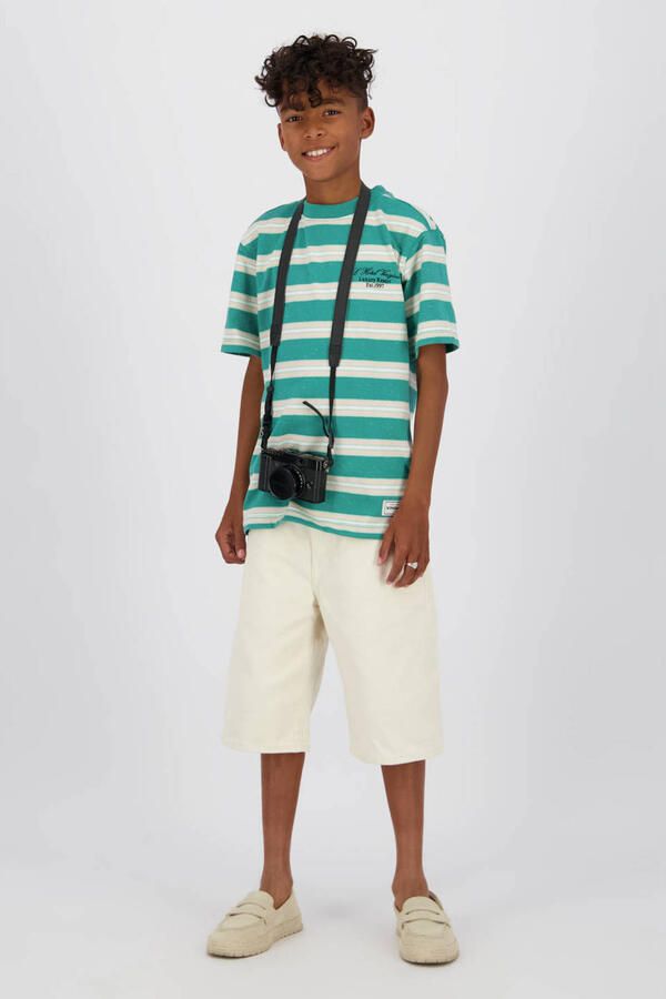 Vingino gestreept T-shirt groen