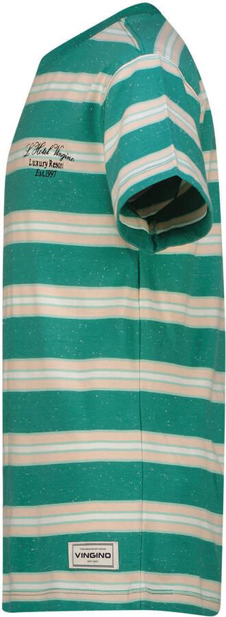 Vingino gestreept T-shirt groen - Foto 2