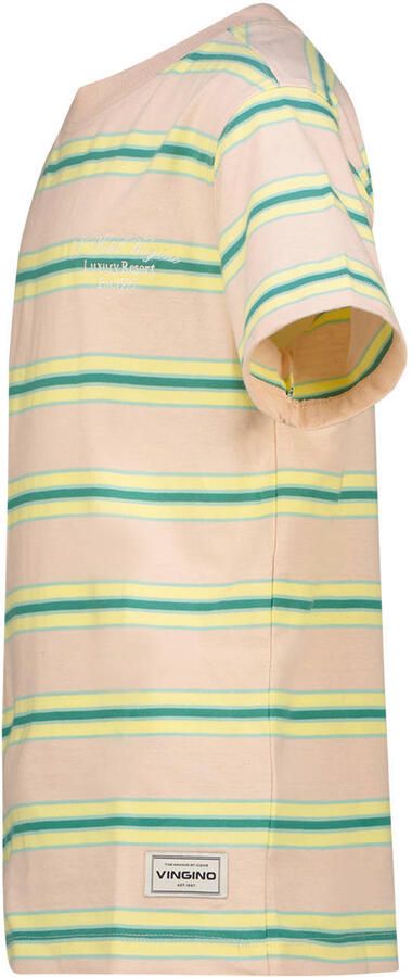 Vingino gestreept T-shirt roze - Foto 3