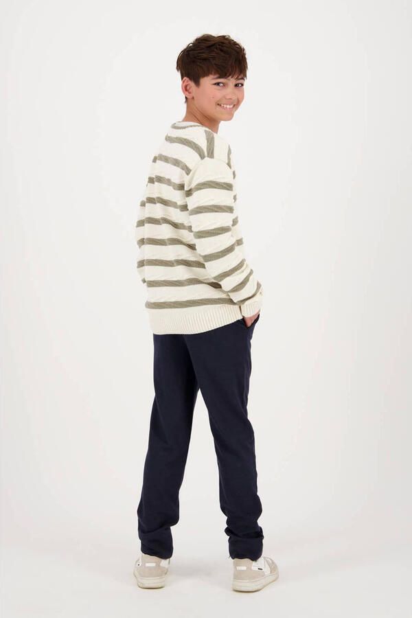 VINGINO gestreept vest MAK ecru beige Jongens Katoen V-hals Streep 116 - Foto 2