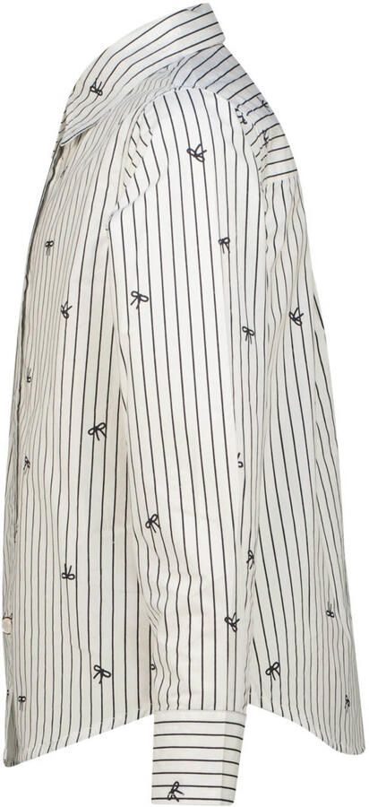 Vingino gestreepte blouse offwhite blauw - Foto 2