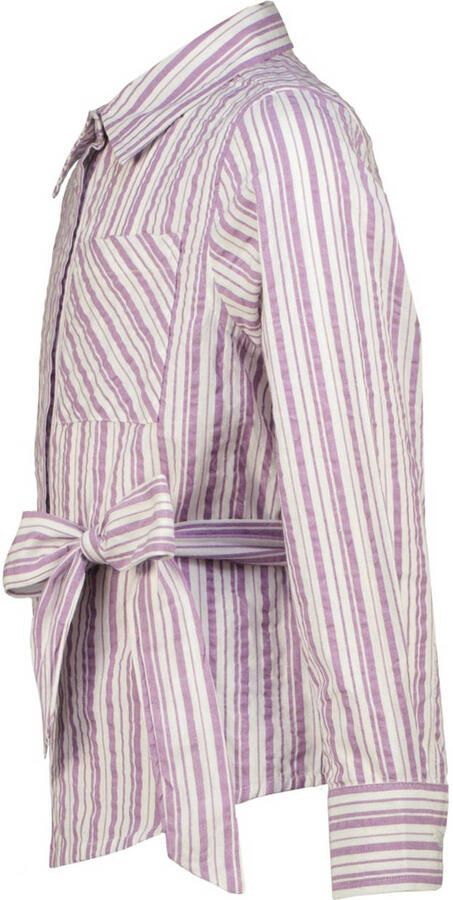 Vingino gestreepte blouse paars - Foto 3