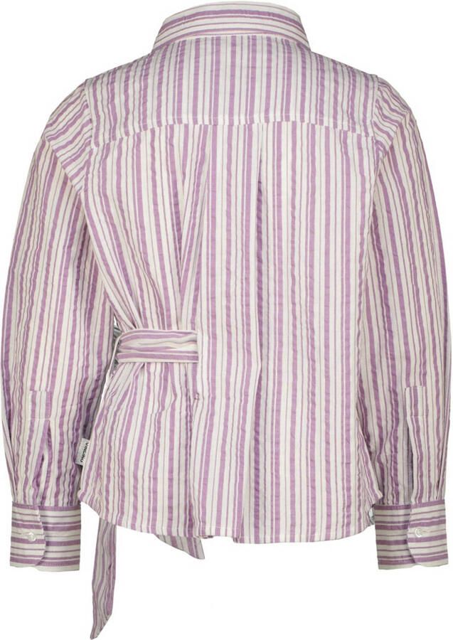 Vingino gestreepte blouse paars - Foto 2
