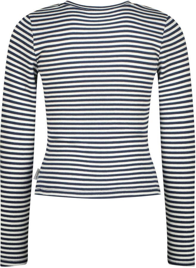 Vingino gestreepte longsleeve donkerblauw - Foto 2