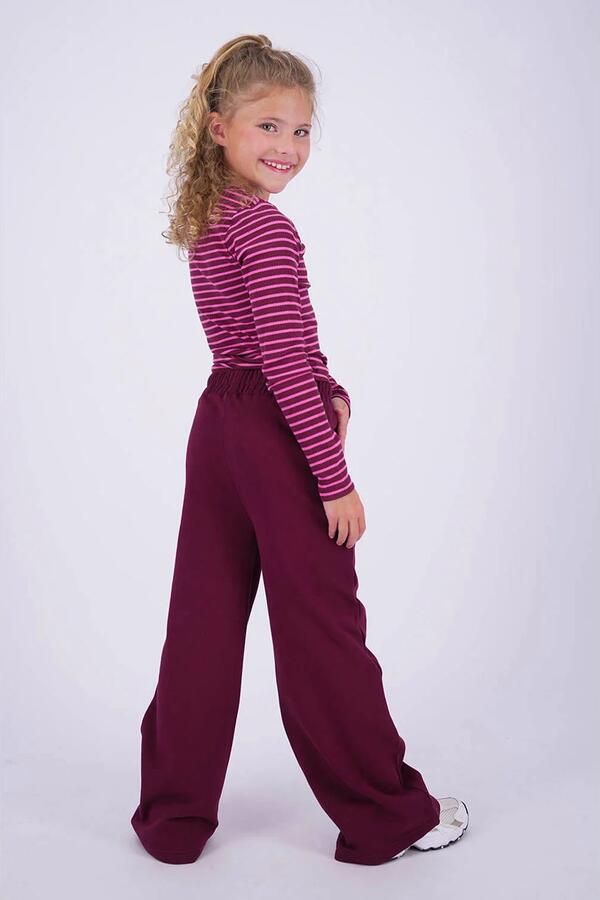 Vingino gestreepte longsleeve donkerrood roze - Foto 2