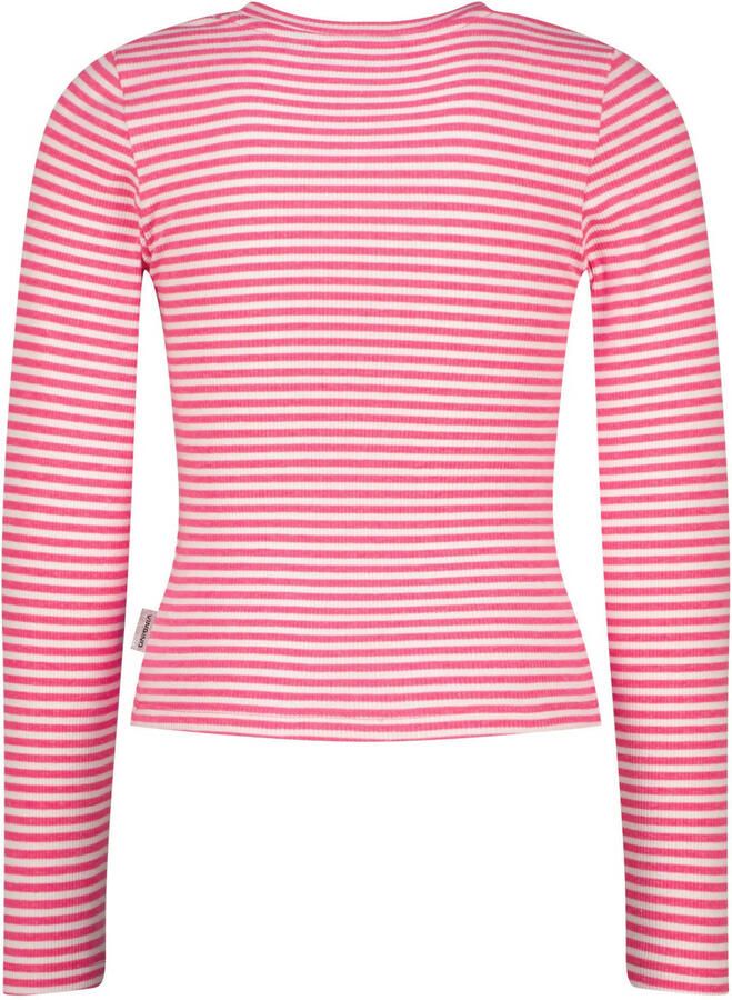 Vingino gestreepte longsleeve roze - Foto 2