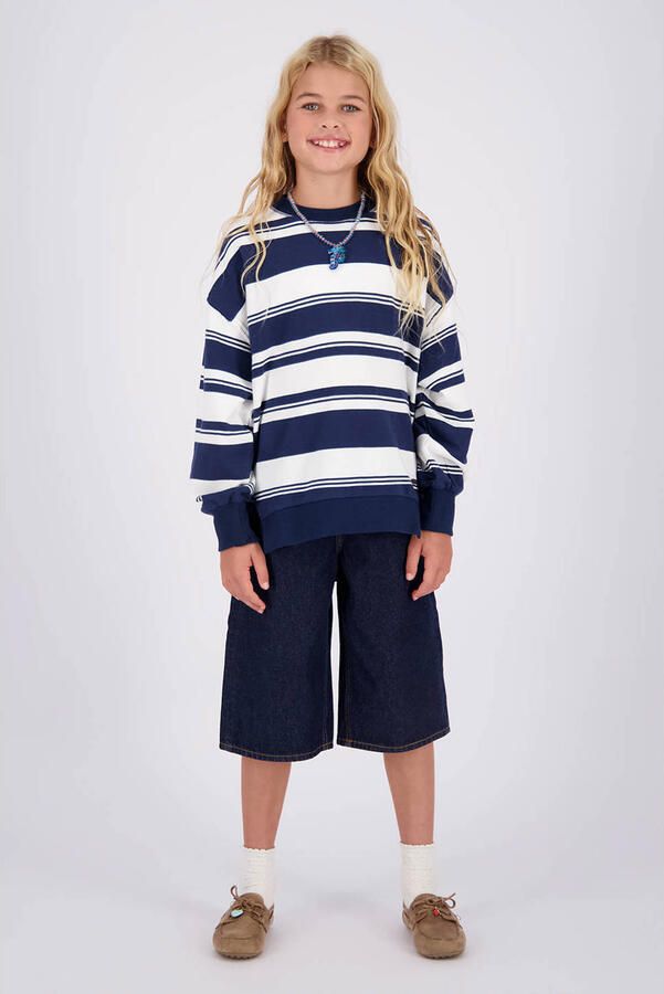 Vingino gestreepte sweater blauw