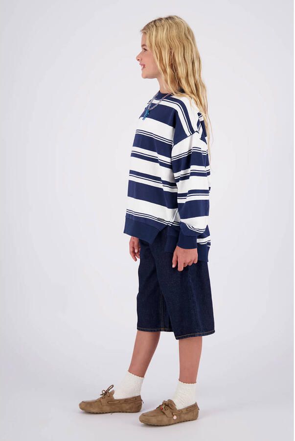 Vingino gestreepte sweater blauw - Foto 3