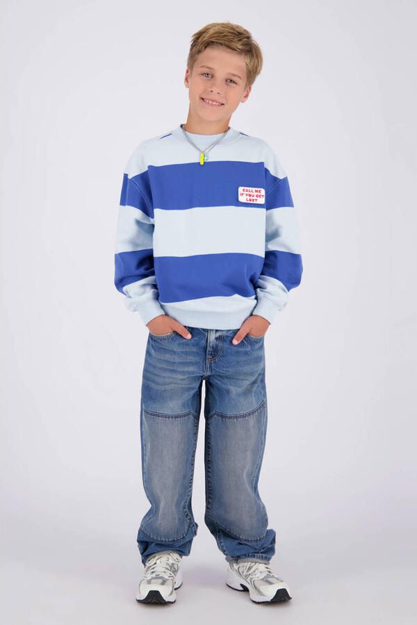 Vingino gestreepte sweater blauw