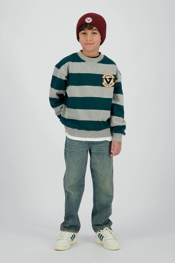 Vingino gestreepte sweater donkergroen - Foto 2