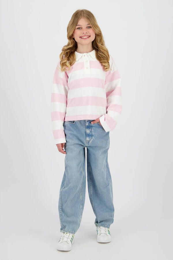 Vingino gestreepte sweater roze