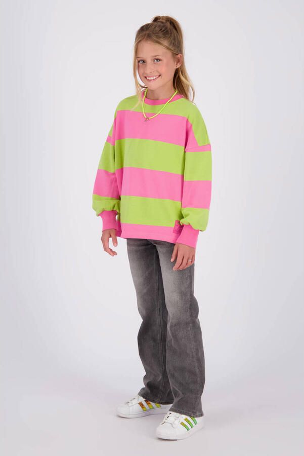 Vingino gestreepte sweater roze - Foto 2