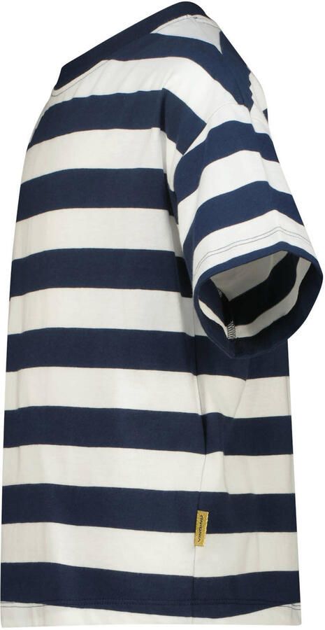 VINGINO Meisjes Tops & T-shirts Basic-tee Stripe Donkerblauw - Foto 4