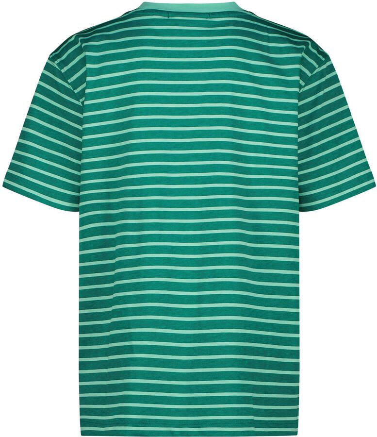Vingino gestreepte T-shirt groen - Foto 2